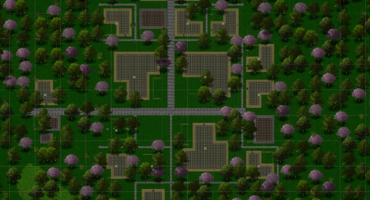 A village in the forest