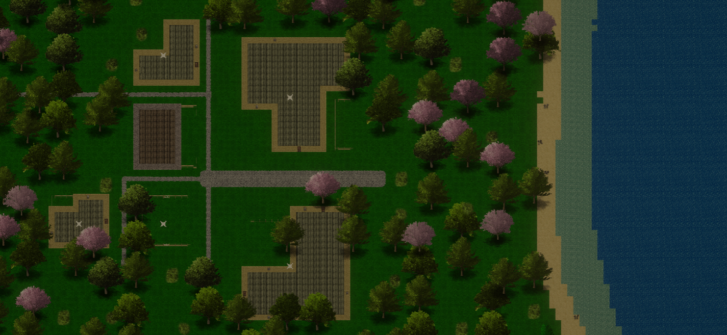 A seaside village